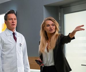 Na dobre i na złe odc. 940. Andrzej Falkowicz (Michał Żebrowski), Agata Woźnicka (Emilia Komarnicka)