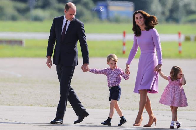 Książę William, Kate Middleton, książę George, księżniczka Charlotte