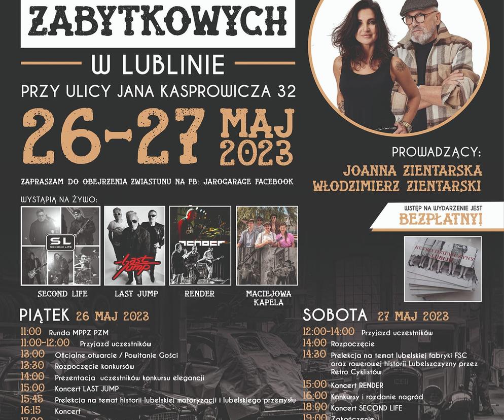  Otwarcie Muzeum Pojazdów Zabytkowych w Lublinie - plakat wydarzenia 