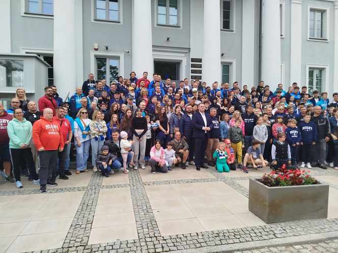 Społeczność sportowców i kibiców rugby z Siedlec uczciła największy z dotychczasowych sukcesów w historii klubu