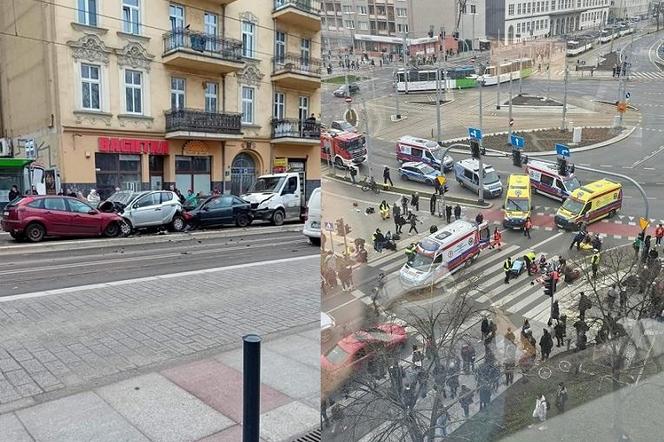 Kilkanaście osób potrąconych w centrum Szczecina. Kierowca ciężarówki uciekł