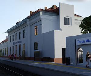Tak będzie wyglądał dworzec Toruń Miasto po przebudowie. PKP prezentuje wizualizacje