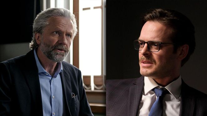 M jak miłość odc. 1885. Błażej Święcicki (Adrian Budakow), Jan Baczewski ( Arkadiusz Głogowski)