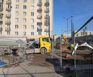 Budowa tramwaju do Dworca Zachodniego w listopadzie 2025 r.