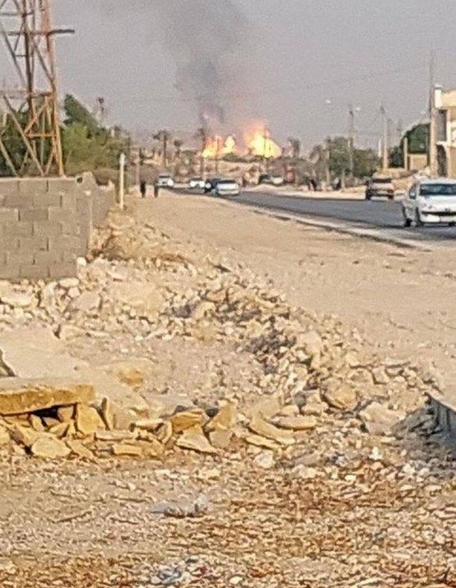 Izraelski dron zaatakował jeden z zakładów na polach gazowych na południu Iran, doszło do potężnego wybuchu i pożaru.