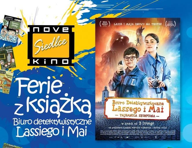 Ferie z książką w Novekino Siedlce: „Biuro detektywistyczne Lassego i Mai. Tajemnica Scorpiona”