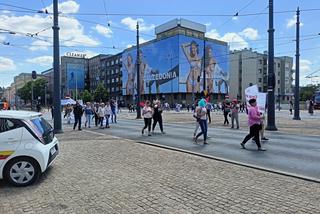 Strajk MOPS Łódź 22.06.