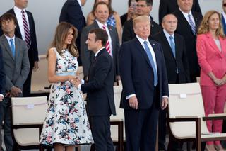 Macron czaruje Melanię Trump przy każdej okazji!