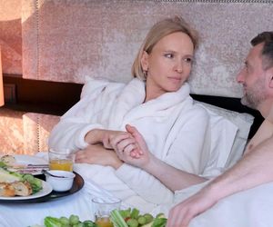 	M jak miłość odc. 1870. Dorota (Iwona Rejzner), Bartek (Arkadiusz Smoleński)