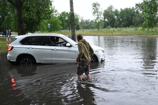 Szczecin zalany po nawałnicy 1.07.2022