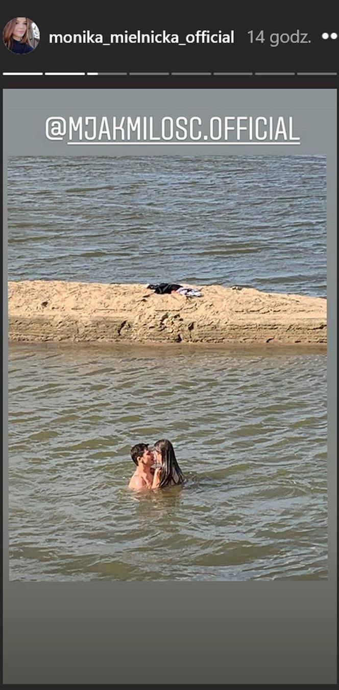 M jak miłość po wakacjach 2019. Lilka (Monika Mielnicka), Mateusz (Krystian Domagała)