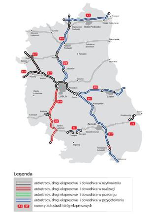 Postęp prac nad drogami w woj. lubelskim - luty 2020