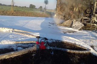 Pożar autobusu niedaleko Koronowa! Ewakuowano aż 35 osób! [ZDJĘCIA]