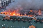 Pożar bloku w Ząbkach. Przerażające zdjęcia z miejsca tragedii
