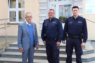 Policjanci uratowali kobietę. Wzruszony ojciec podziękował funkcjonariuszom