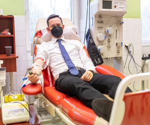 Marcin Ociepa oddał 12 litrów krwi