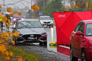 Zwłoki na drodze w Tarczynie. Policja szuka świadków