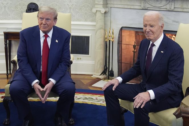 Trump przyjechał do Białego Domu! Plotki o Bidenie szaleją