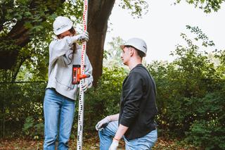 Budowa Pawilonu Wolności w Łazienkach Królewskich