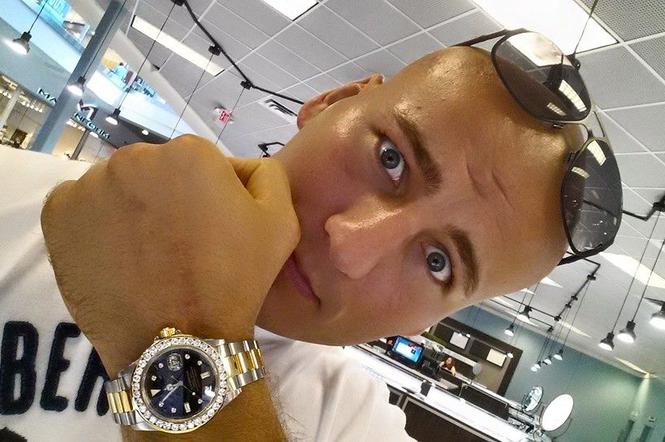 Artur Szpilka i jego zegarek