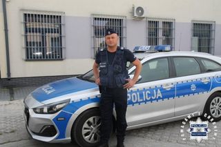 Policjant bohaterem! Dramatyczna akcja ratunkowa na Pilicy