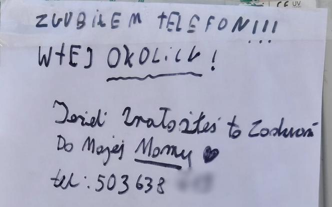 Dramat dziecka z Bielan. To ogłoszenie chwyta za serce