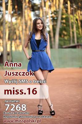 Wybory miss polski 2014 Anna Juszczok