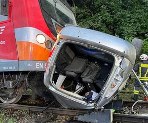 Wypadek pociągu w Barcicach Górnych