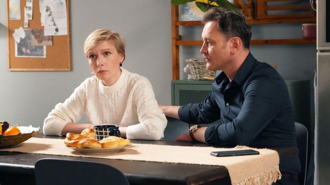 Barwy szczęścia odc. 3228. Sonia (Weronika Nockowska), Robert Stefaniak (Paweł Ławrynowicz)