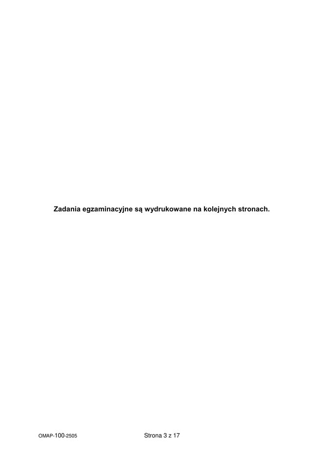 Egzamin ósmoklasisty 2025 - matematyka