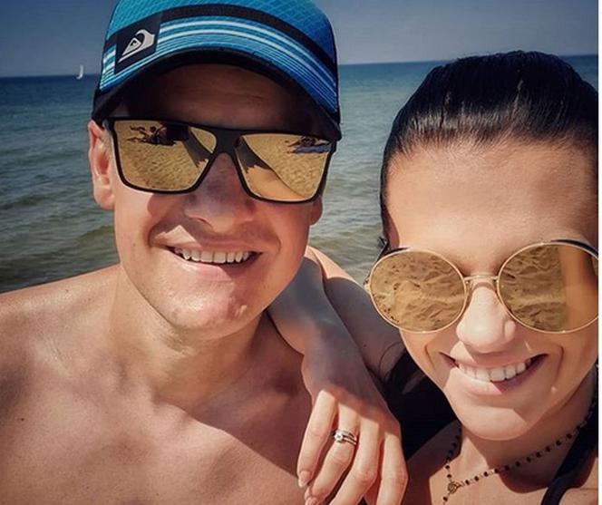 Marcin Mroczek i jego żona Marlena Muranowicz