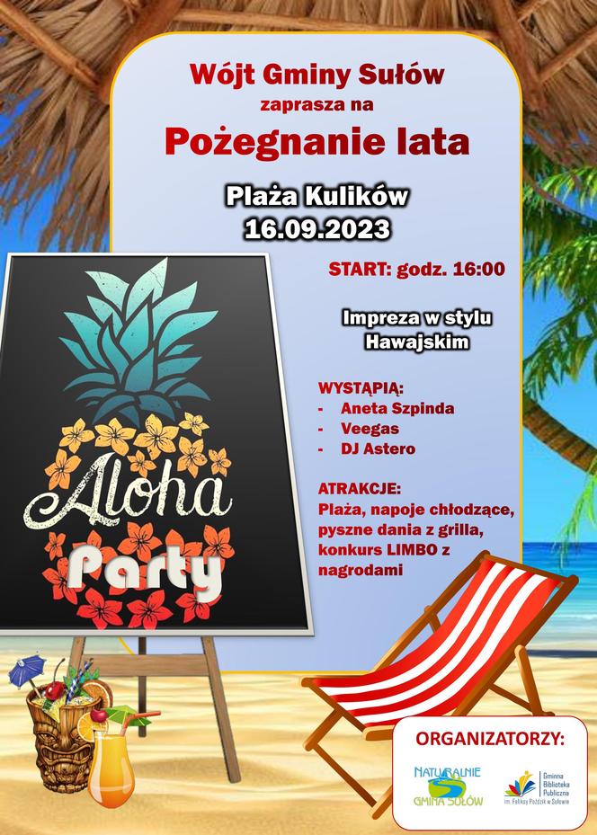 Aloha party na plaży w Kulikowie