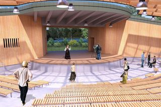   Wizualizacje amfiteatru w Gołdapi