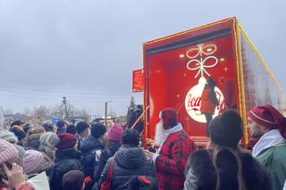 Tłumy w Galerii Kazimierz. Świąteczna ciężarówka Coca-Coli zawitała do Krakowa