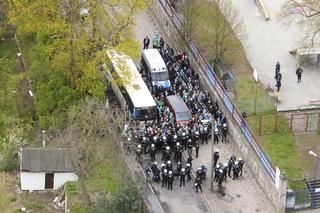 14 osób zatrzymanych po meczu Pogoń Szczecin - Lechia Gdańsk