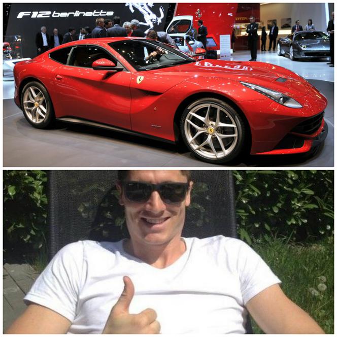 Robert Lewandowski kupił Ferrari F12