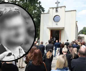Pogrzeb Konrada zastrzelonego na oczach narzeczonej. Grób 30-latka utonął w morzu kwiatów
