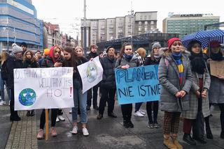 Setki młodych ludzi na ulicach Katowic! Protest klimatyczny na rynku [ZDJĘCIA]