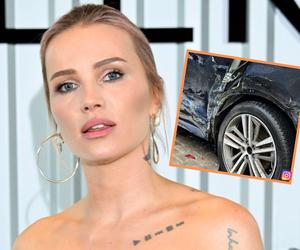 Maffashion pokazała skasowane auto. Sprawca kolizji był pod wpływem