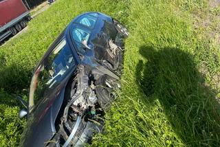 Wypadek na DK 94 w Sławkowie. Zderzyły się dwa samochody osobowe