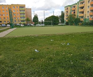 Pół boiska w Kielcach