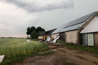 Burza na Podlasiu! Zerwany dach w Knyszynie