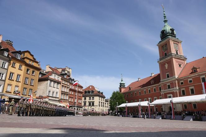 Uroczystości z okazji święta Konstytucji 3 Maja na Placu Zamkowym w Warszawie