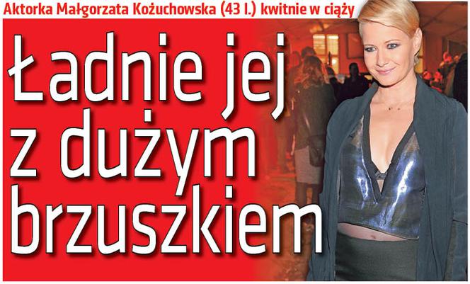 Ładnie jej z dużym brzuszkiem