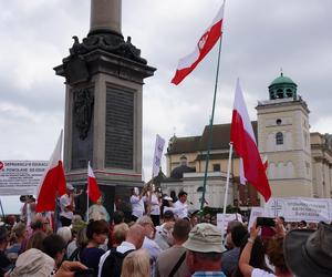 Protest katechetów w Warszawie 21.08.2024