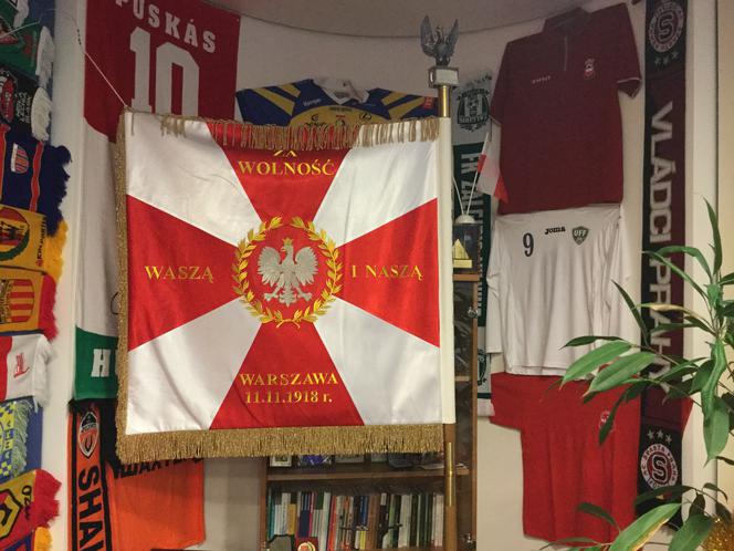 Nasz szalikowiec w Brukseli