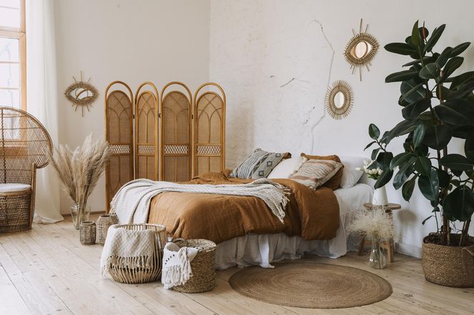 Boho sypialnia 