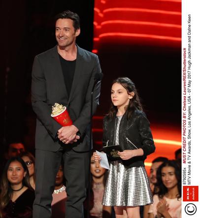 MTV MOVIE AWARDS 2017: Hugh Jackman i Dafne Keen