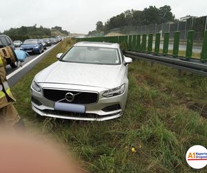 Wypadek na autostradzie A1 w Świerklanach