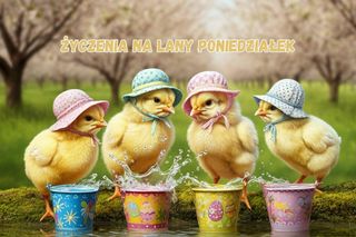 Życzenia na Lany Poniedziałek 2025. Zabawne i miłe wierszyki na śmigusa-dyngusa!